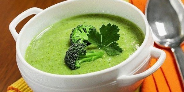 Крем суп с брокколи и цветной капустой