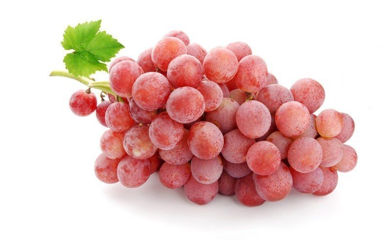 Виноград розовый свежий