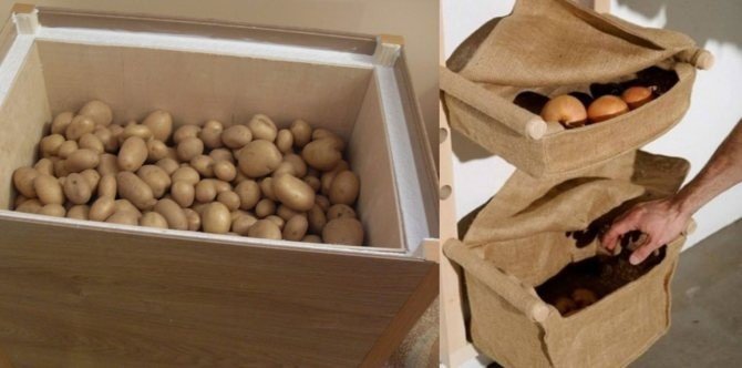 Ящик для хранения картофеля