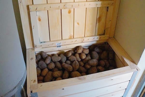 Ящик для хранения картошки на балконе