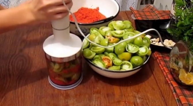 Рецепт из зеленых помидор на зиму быстро и легко