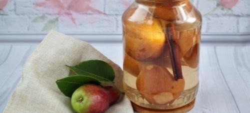 Компот из яблок и груш на зиму без стерилизации