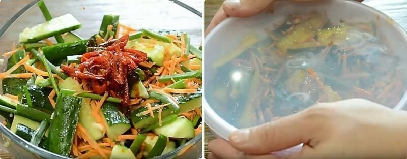Огурцы по корейски на зиму рецепт с приправой для корейской моркови