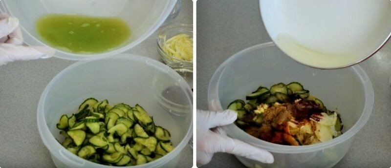 Салат из огурцов на зиму без стерилизации и варки