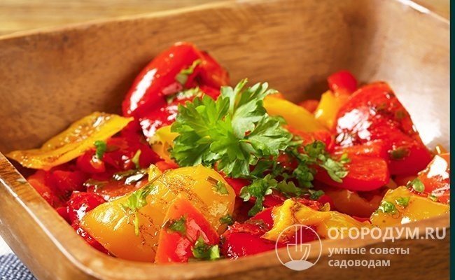 Рецепт помидоры по корейски с болгарским перцем и петрушкой