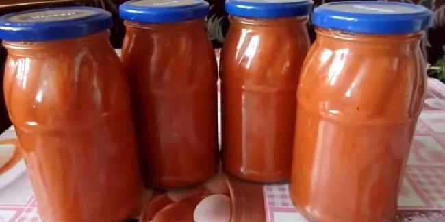 Кетчуп из помидор перца и лука на зиму без уксуса