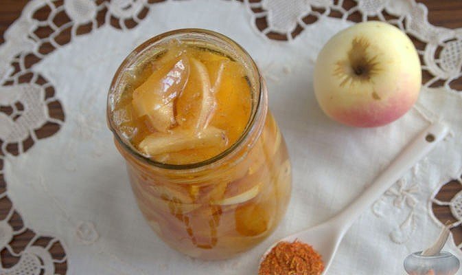 Варенье из яблок дольками прозрачное