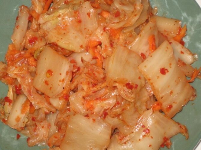 Салат кимчи из пекинской капусты корейский