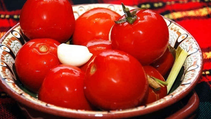 Корейские малосольные помидоры