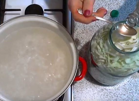 Маринад для капусты на литр воды с уксусом