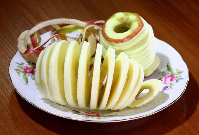 Яблокорезка apple peeler slicer на струбцине